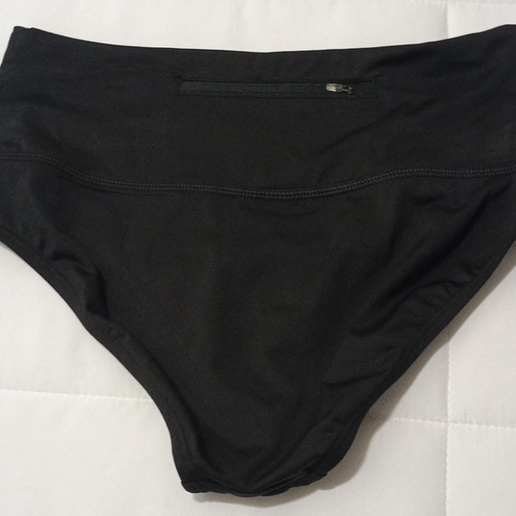 NWT - Nike Black Swim Bottoms with Logo - Picture 2 of 2